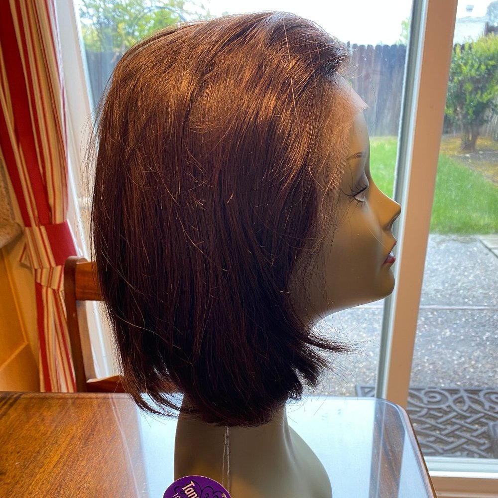 #1 Lace Front 100% Human Hair Wig - Picture 2 of 7